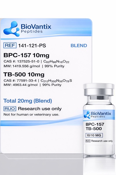 BPC-157, TB-500, GHK-Cu Glow Blend 60mg